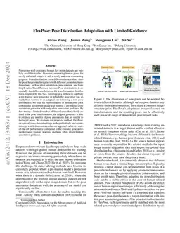 FlexPose: Pose Distribution Adaptation with Limited Guidance