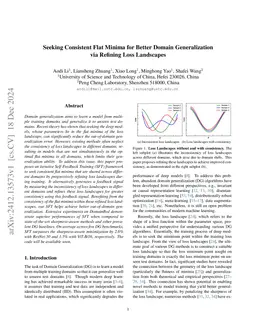 Seeking Consistent Flat Minima for Better Domain Generalization via Refining Loss Landscapes