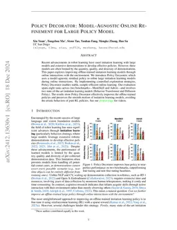 Policy Decorator: Model-Agnostic Online Refinement for Large Policy
  Model