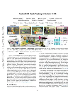 RelationField: Relate Anything in Radiance Fields