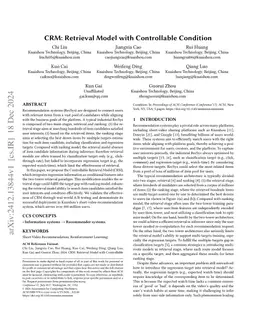 CRM: Retrieval Model with Controllable Condition