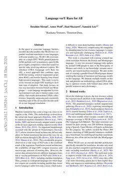 Language verY Rare for All