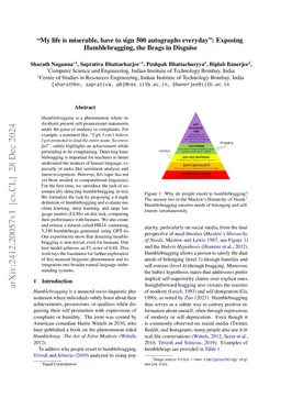 "My life is miserable, have to sign 500 autographs everyday": Exposing Humblebragging, the Brags in Disguise