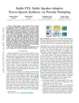 Stable-TTS: Stable Speaker-Adaptive Text-to-Speech Synthesis via Prosody Prompting