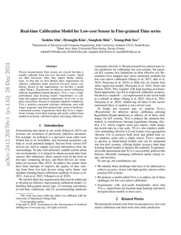 Real-time Calibration Model for Low-cost Sensor in Fine-grained Time series