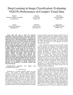 Deep Learning in Image Classification: Evaluating VGG19's Performance on Complex Visual Data