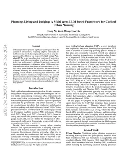 Planning, Living and Judging: A Multi-agent LLM-based Framework for Cyclical Urban Planning