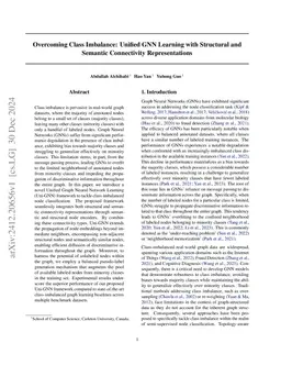 Overcoming Class Imbalance: Unified GNN Learning with Structural and Semantic Connectivity Representations