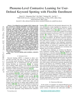Phoneme-Level Contrastive Learning for User-Defined Keyword Spotting with Flexible Enrollment