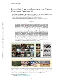 UnrealZoo: Enriching Photo-realistic Virtual Worlds for Embodied AI