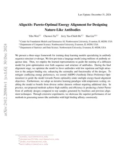 Pareto-Optimal Energy Alignment for Designing Nature-Like Antibodies