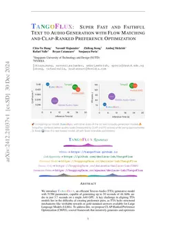 TangoFlux: Super Fast and Faithful Text to Audio Generation with Flow Matching and Clap-Ranked Preference Optimization