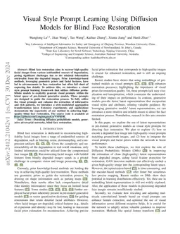 Visual Style Prompt Learning Using Diffusion Models for Blind Face Restoration