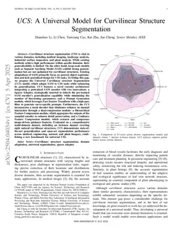 UCS: A Universal Model for Curvilinear Structure Segmentation
