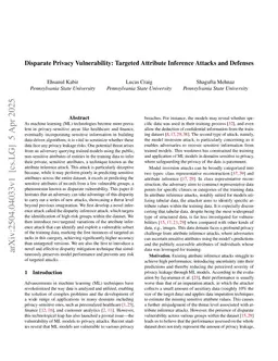 Disparate Privacy Vulnerability: Targeted Attribute Inference Attacks and Defenses