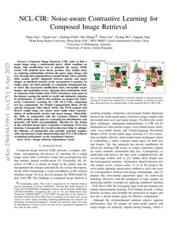 NCL-CIR: Noise-aware Contrastive Learning for Composed Image Retrieval