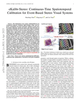 eKalibr-Stereo: Continuous-Time Spatiotemporal Calibration for Event-Based Stereo Visual Systems