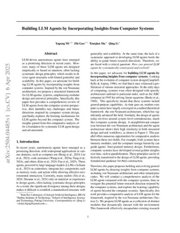 Building LLM Agents by Incorporating Insights from Computer Systems