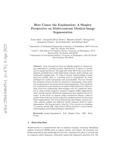 Here Comes the Explanation: A Shapley Perspective on Multi-contrast Medical Image Segmentation