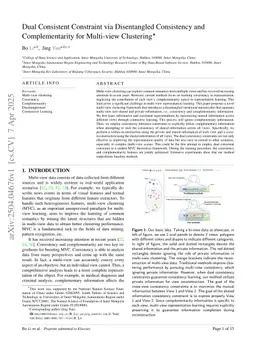 Dual Consistent Constraint via Disentangled Consistency and Complementarity for Multi-view Clustering