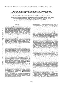Unsupervised Estimation of Nonlinear Audio Effects: Comparing Diffusion-Based and Adversarial approaches