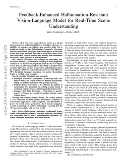 Feedback-Enhanced Hallucination-Resistant Vision-Language Model for Real-Time Scene Understanding