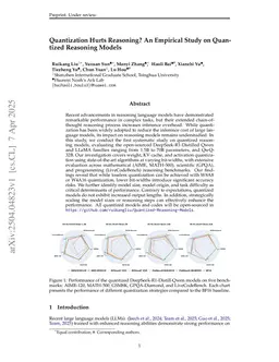 Quantization Hurts Reasoning? An Empirical Study on Quantized Reasoning Models