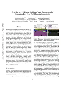 Prior2Former -- Evidential Modeling of Mask Transformers for Assumption-Free Open-World Panoptic Segmentation