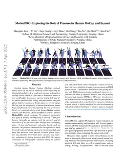 MotionPRO: Exploring the Role of Pressure in Human MoCap and Beyond