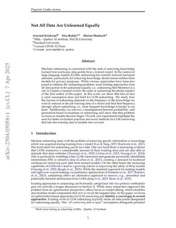 Not All Data Are Unlearned Equally