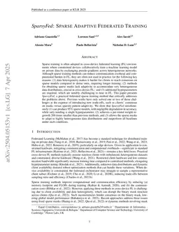 SparsyFed: Sparse Adaptive Federated Training