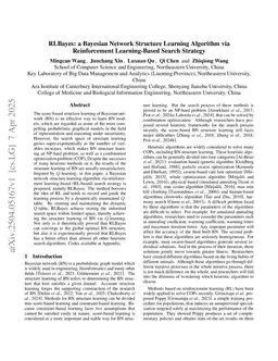 RLBayes: a Bayesian Network Structure Learning Algorithm via Reinforcement Learning-Based Search Strategy