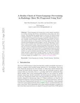 A Reality Check of Vision-Language Pre-training in Radiology: Have We Progressed Using Text?
