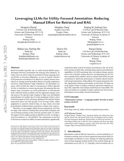 Utility-Focused LLM Annotation for Retrieval and Retrieval-Augmented Generation