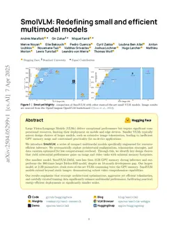 SmolVLM: Redefining small and efficient multimodal models