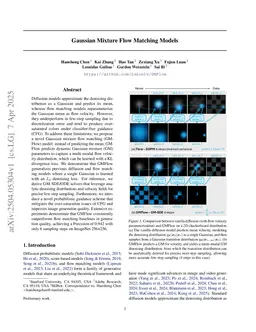 Gaussian Mixture Flow Matching Models