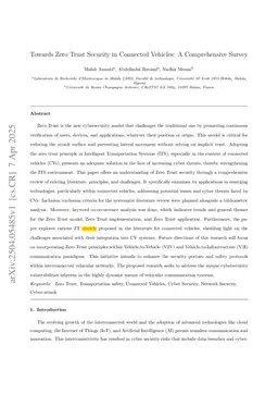 Towards Zero Trust Security in Connected Vehicles: A Comprehensive Survey