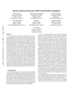 Enforcing Control Flow Integrity on DeFi Smart Contracts