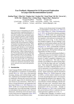 User Feedback Alignment for LLM-powered Exploration in Large-scale Recommendation Systems