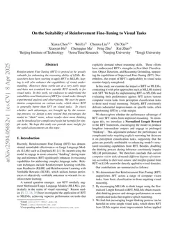 On the Suitability of Reinforcement Fine-Tuning to Visual Tasks