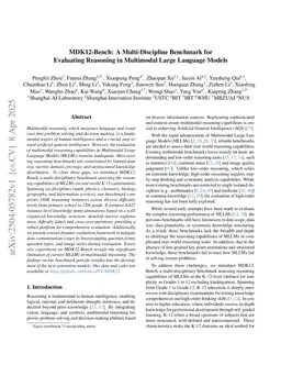 MDK12-Bench: A Multi-Discipline Benchmark for Evaluating Reasoning in Multimodal Large Language Models