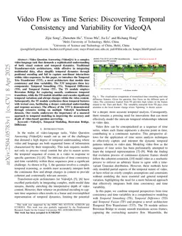 Video Flow as Time Series: Discovering Temporal Consistency and Variability for VideoQA