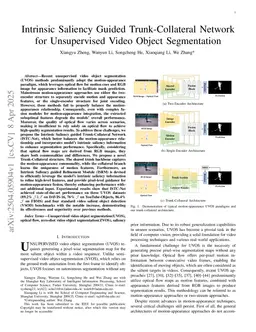 Saliency-Motion Guided Trunk-Collateral Network for Unsupervised Video Object Segmentation