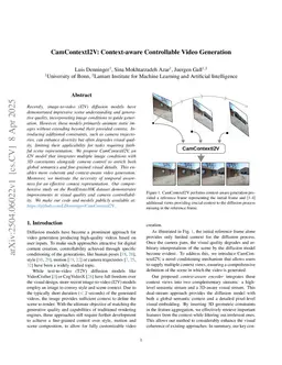 CamC2V: Context-aware Controllable Video Generation