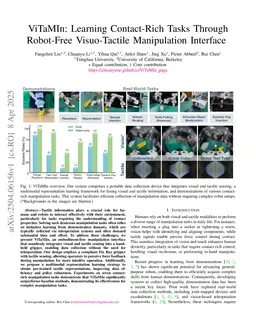 ViTaMIn: Learning Contact-Rich Tasks Through Robot-Free Visuo-Tactile Manipulation Interface