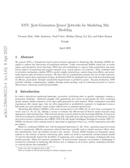 NNN: Next-Generation Neural Networks for Marketing Measurement