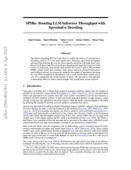 SPIRe: Boosting LLM Inference Throughput with Speculative Decoding