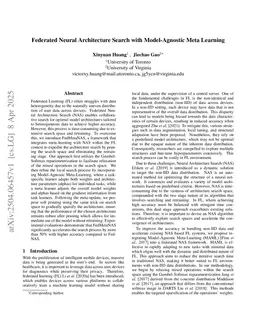 Federated Neural Architecture Search with Model-Agnostic Meta Learning