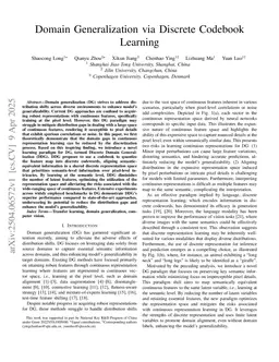 Domain Generalization via Discrete Codebook Learning