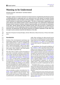 Wanting to be Understood